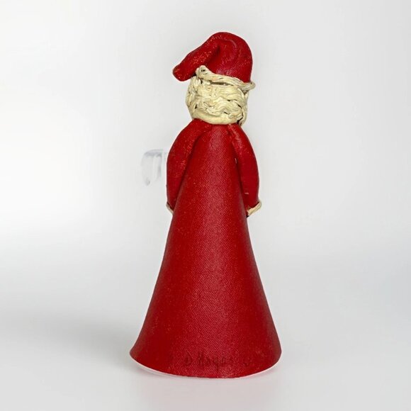 Vintage D. Hayes Pottery Santa Claus Figurine 8" 1970s Textured Sculpted Xmas - Picture 4 of 5